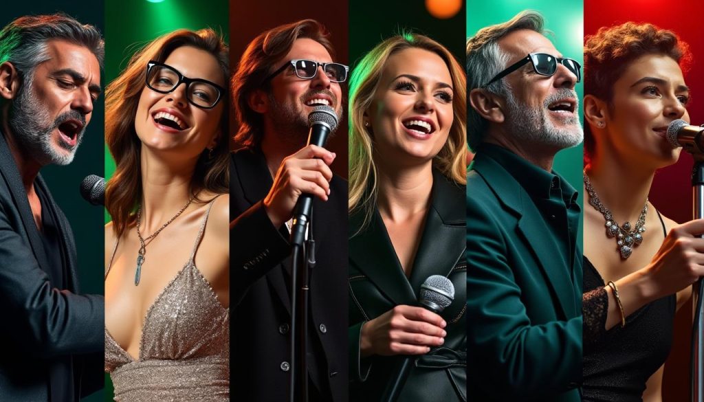 plongez dans l'univers des voix emblématiques des chanteurs italiens les plus célèbres et laissez-vous transporter par leurs mélodies intemporelles.