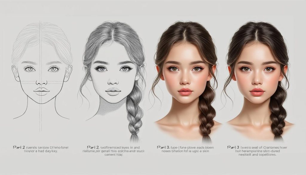 apprenez à dessiner une fille étape par étape grâce à ce guide facile et détaillé, idéal pour débutants et passionnés d'art.