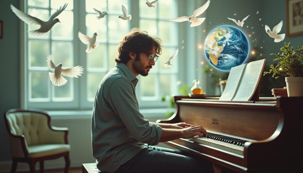 découvrez une analyse détaillée et une explication approfondie des paroles de la chanson « imagine » de john lennon, explorant son message puissant et son impact culturel.