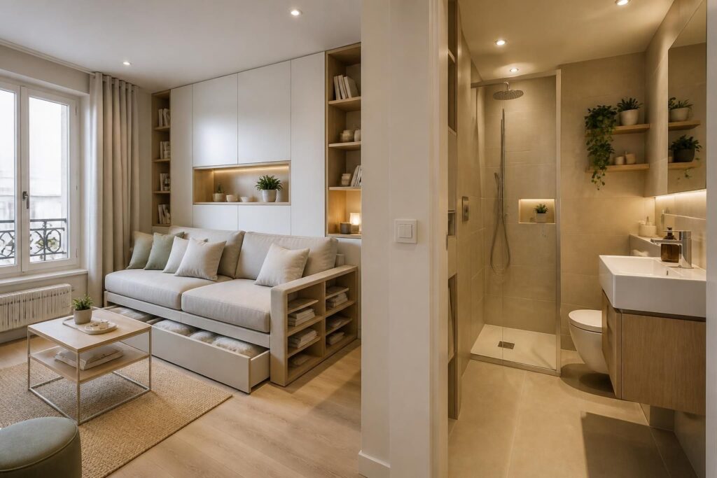 découvrez sur ad magazine france les meilleurs conseils et astuces pour aménager efficacement les petits espaces et optimiser votre salle de bain.
