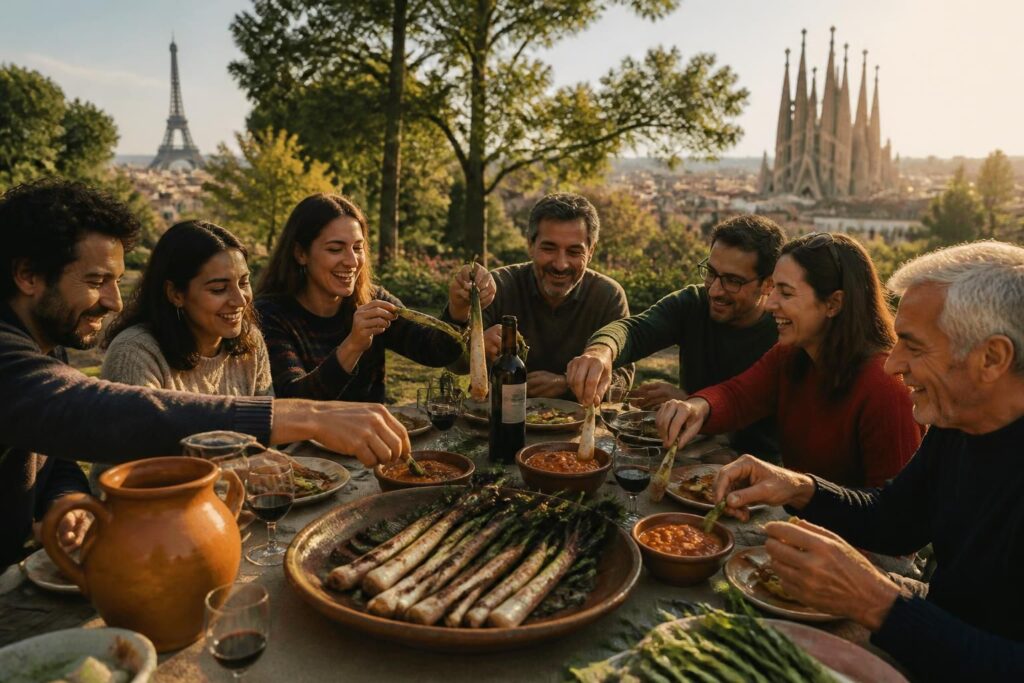 découvrez la calçotada : recettes authentiques, traditions festives et événements incontournables à paris, barcelone et en catalogne pour célébrer ce moment convivial autour des calçots.