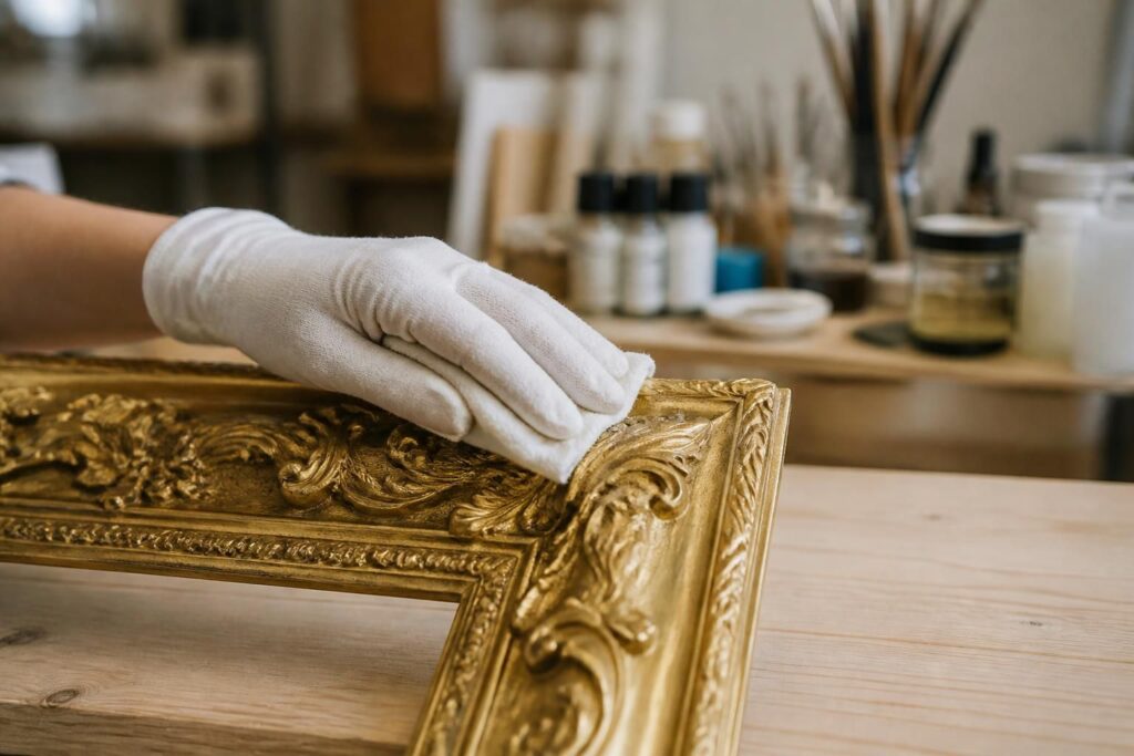 découvrez les meilleures astuces pour nettoyer soigneusement le cadre d’un tableau ancien sans l'endommager, afin de préserver son charme et sa valeur.
