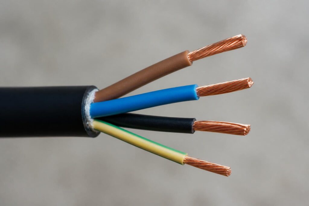 découvrez les codes des couleurs des fils électriques marron, bleu, noir et leurs fonctions pour assurer des installations électriques sûres et conformes.