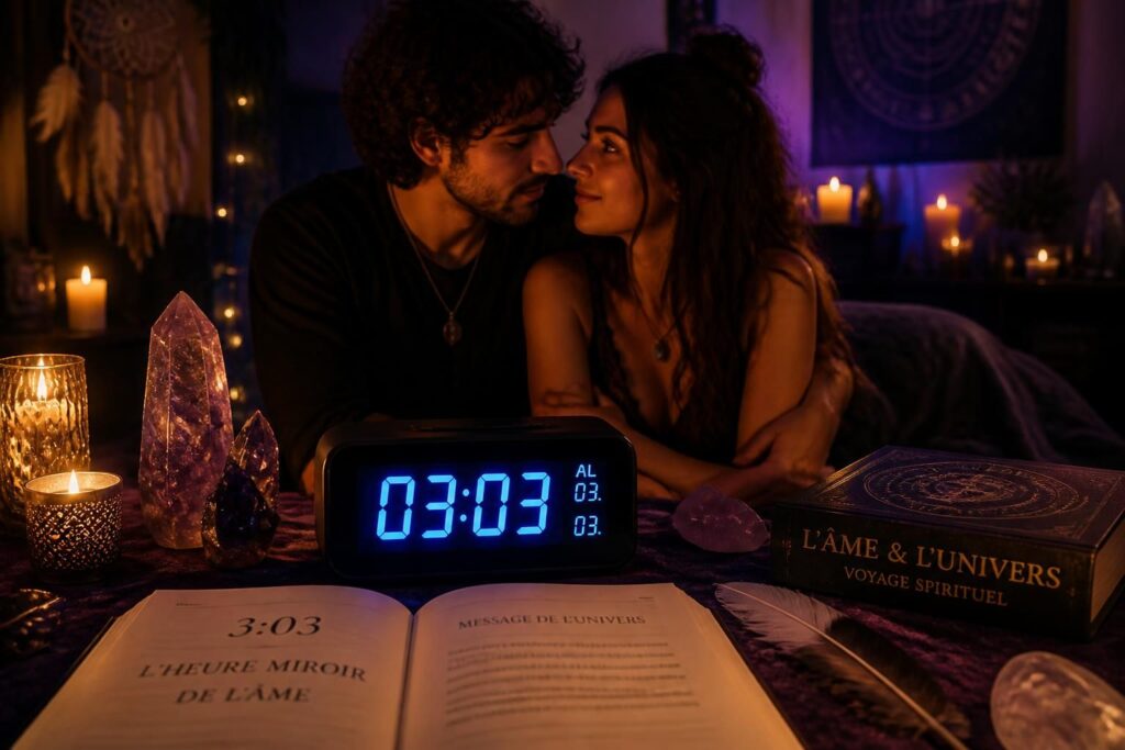 découvrez la signification spirituelle et en amour de l'heure miroir 03h03. comprenez les messages cachés et leur influence sur votre vie sentimentale et spirituelle.