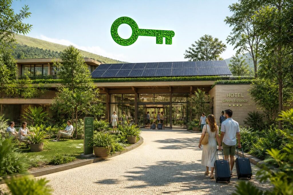 découvrez le label clef verte, son logo distinctif et les opportunités qu'il offre aux hôtels en 2026 pour un tourisme durable et responsable.