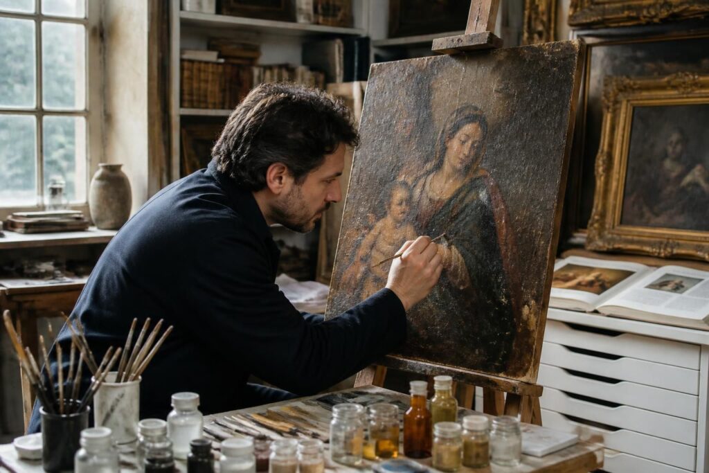 découvrez les coûts de restauration d'un tableau ancien à l'huile et les éléments à considérer pour estimer le prix de cette intervention délicate.
