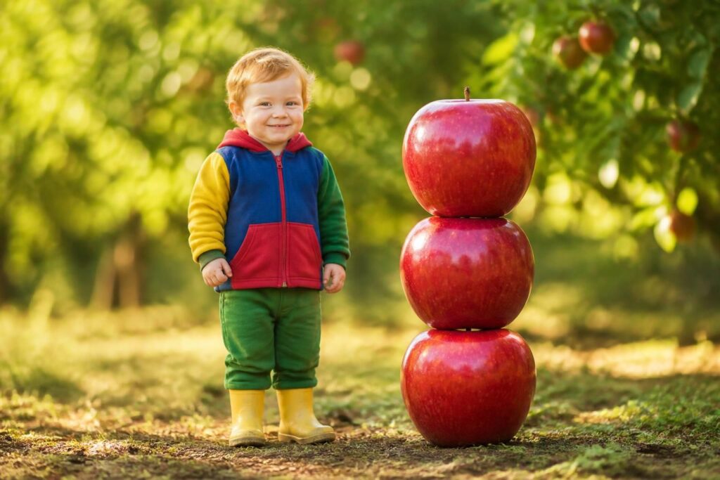 découvrez la signification et l'origine de l'expression française « être haut comme trois pommes », utilisée pour décrire quelqu'un de petite taille.